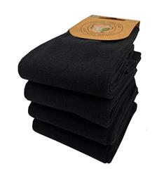 Chaussettes Coton Bio homme X4 Noir